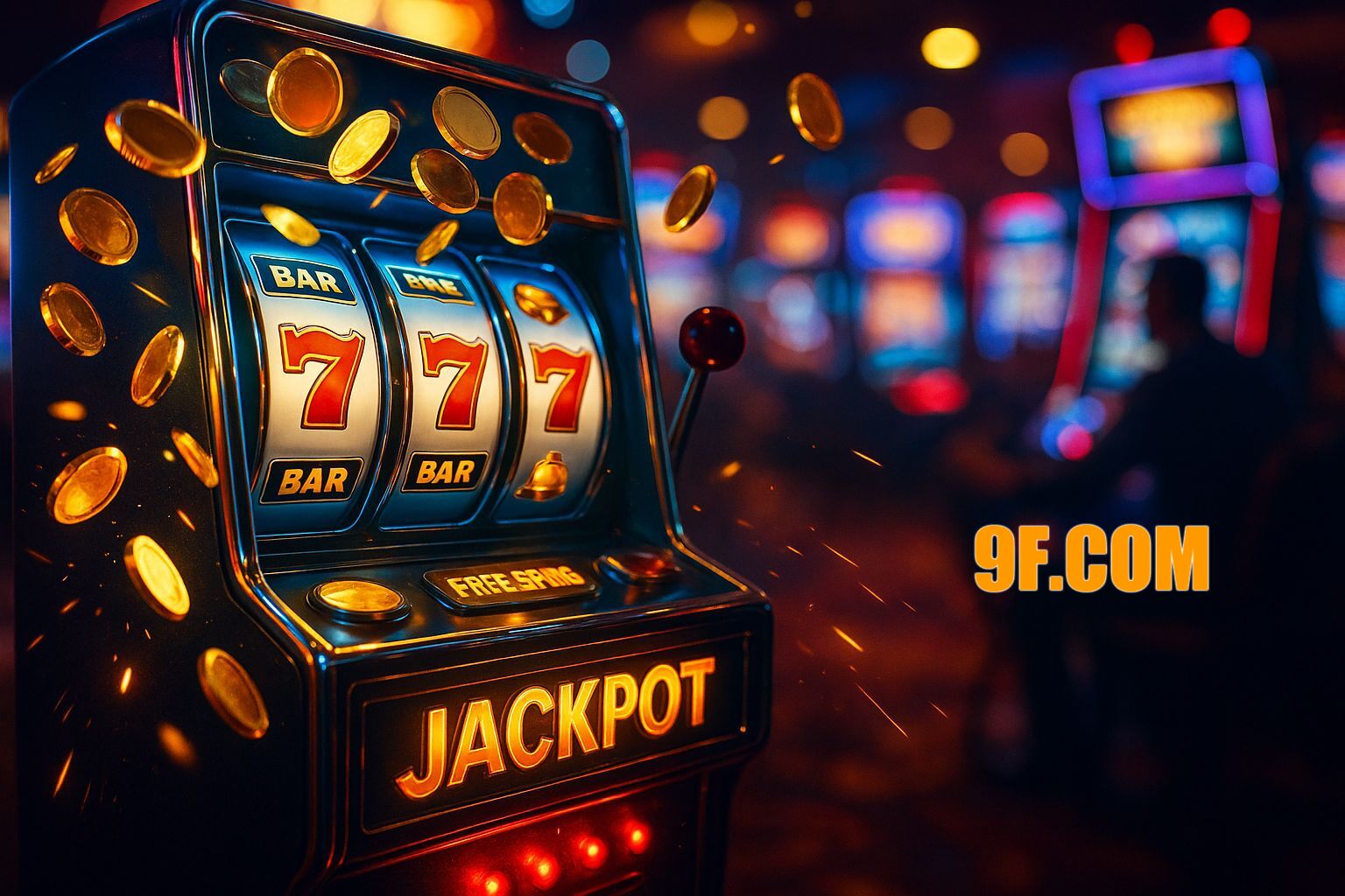 Diversos jogos de caça-níqueis